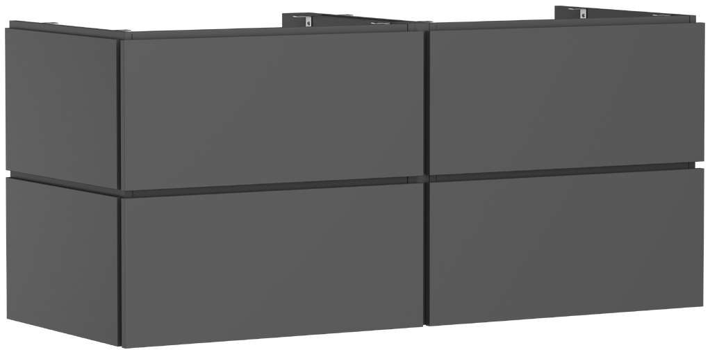 Hansgrohe Xilesa E armoire 137.5x55x62 cm sous-lavabo suspendu gris 54305760