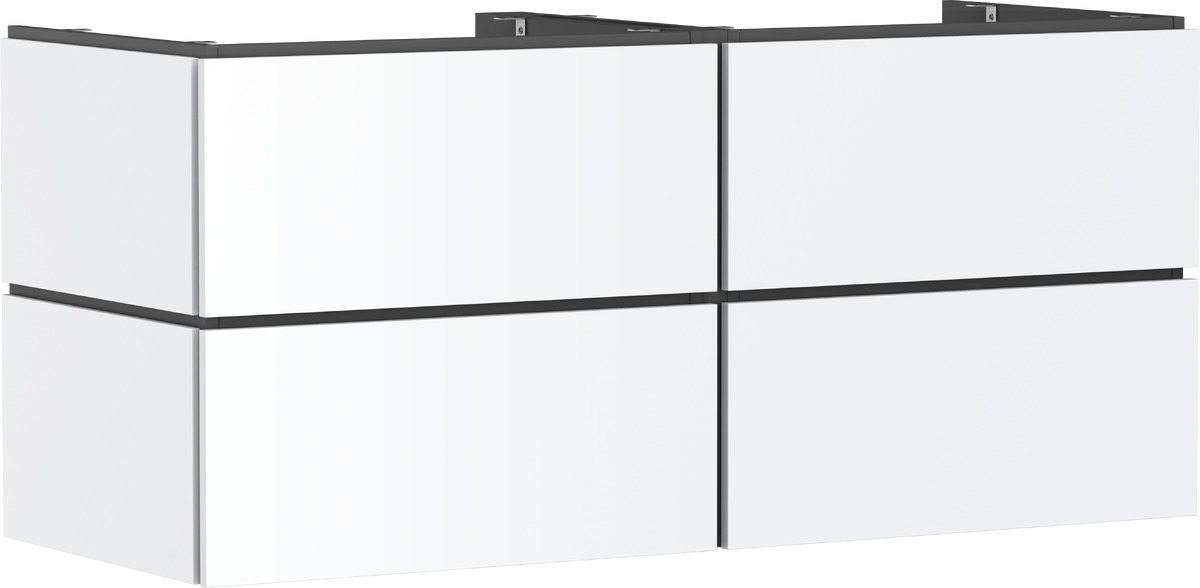 Hansgrohe Xilesa E armoire 137.5x55x62 cm sous-lavabo suspendu blanc 54306700