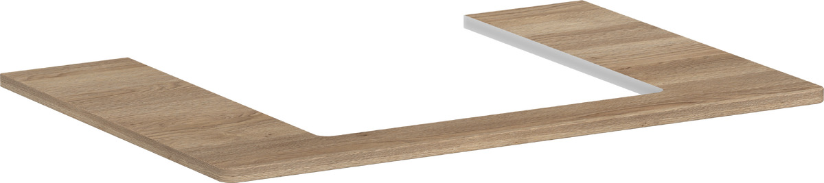 Hansgrohe Xelu Q plan de travail suspendu 78x55 cm Chêne 54094230