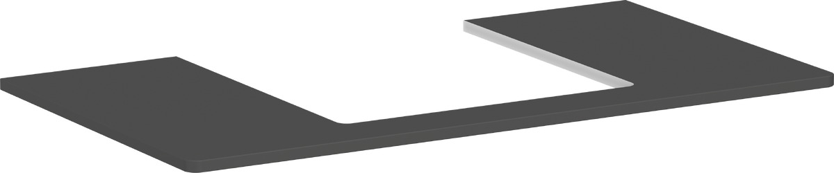 Hansgrohe Xelu Q plan de travail suspendu 98x55 cm gris 54095910