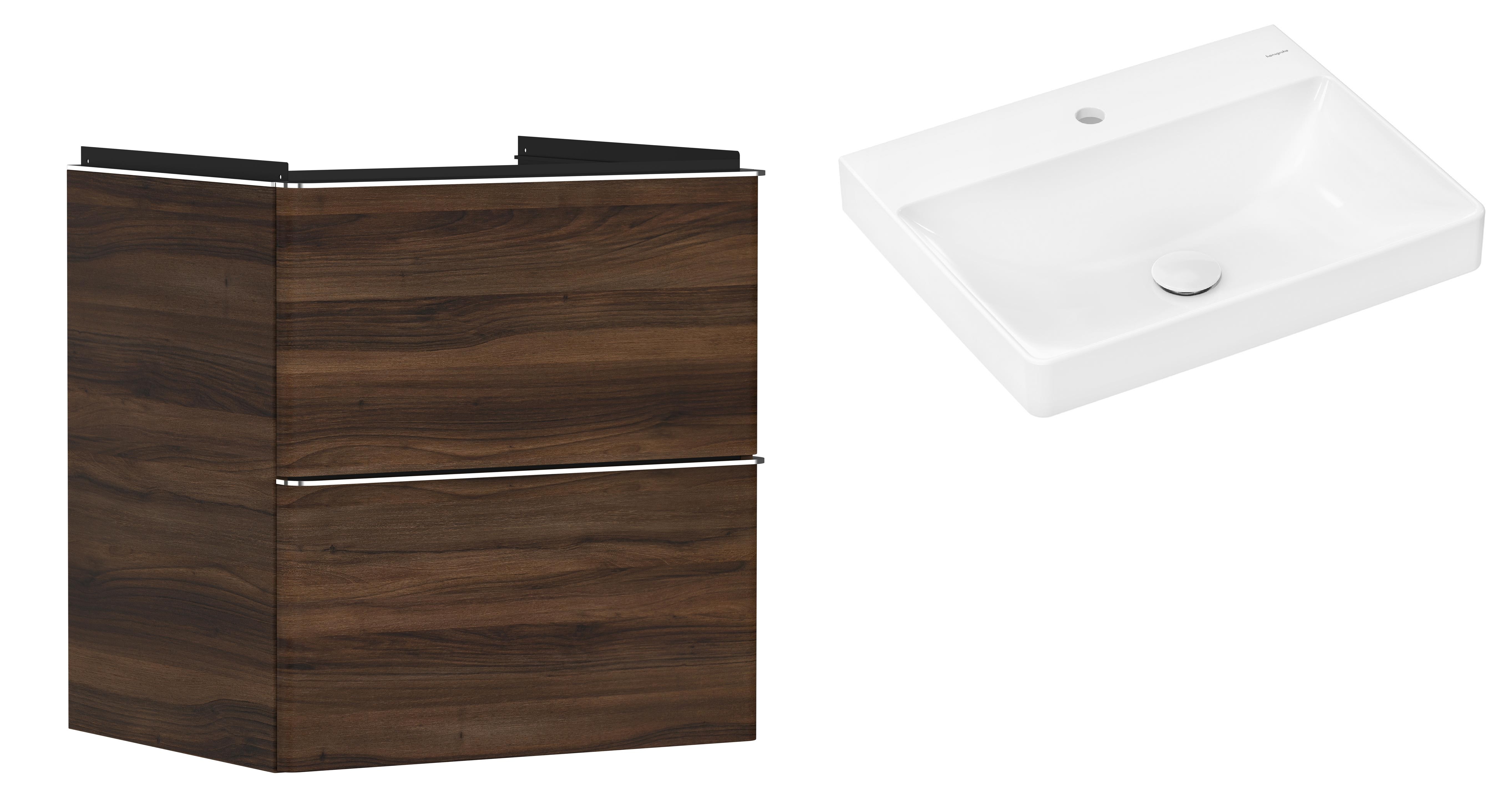Set armoire Hansgrohe Xelu Q 54026000, lavabo Hansgrohe Xelu Q 61016450