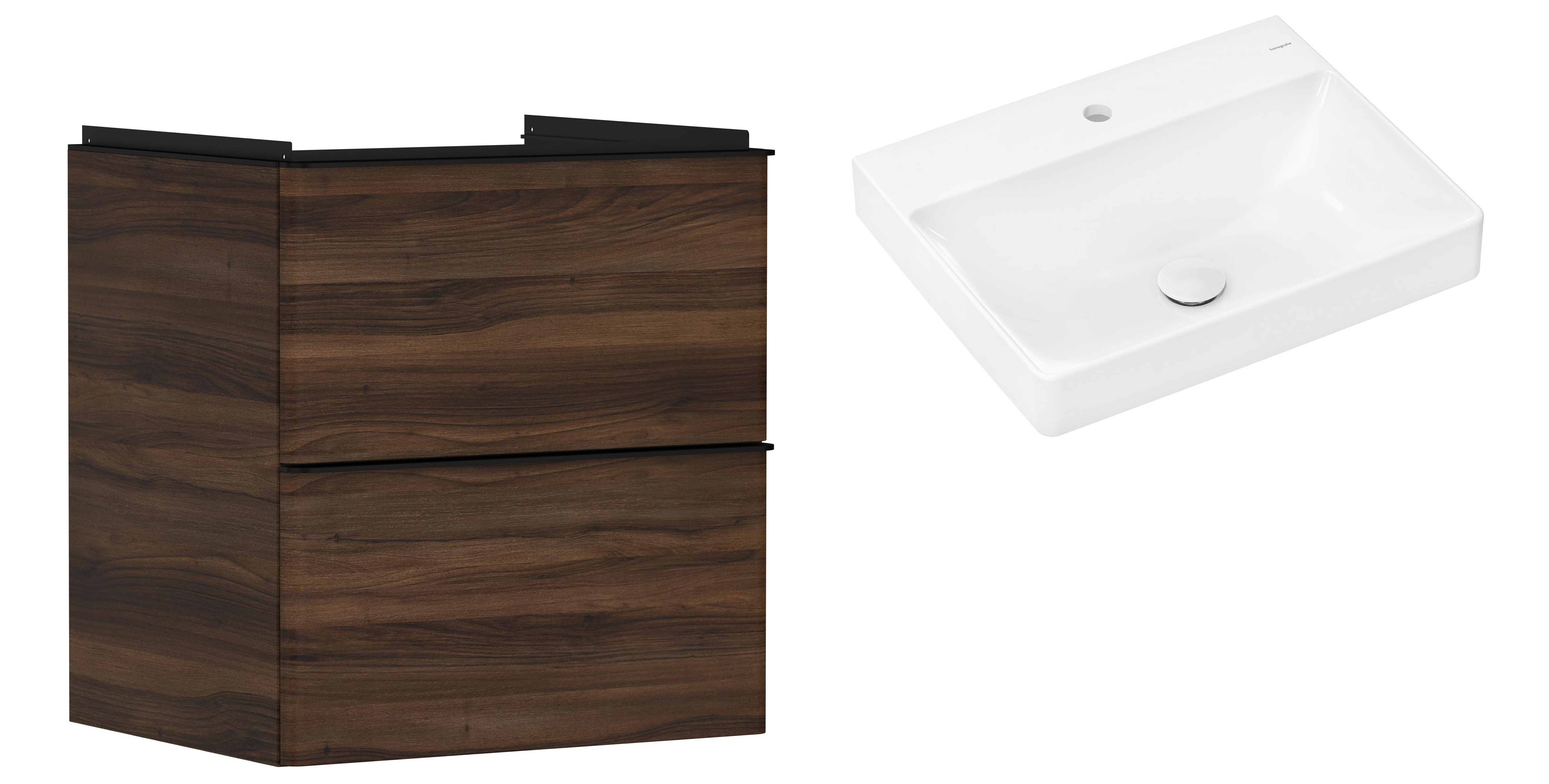 Set armoire Hansgrohe Xelu Q 54026670, lavabo Hansgrohe Xelu Q 61016450