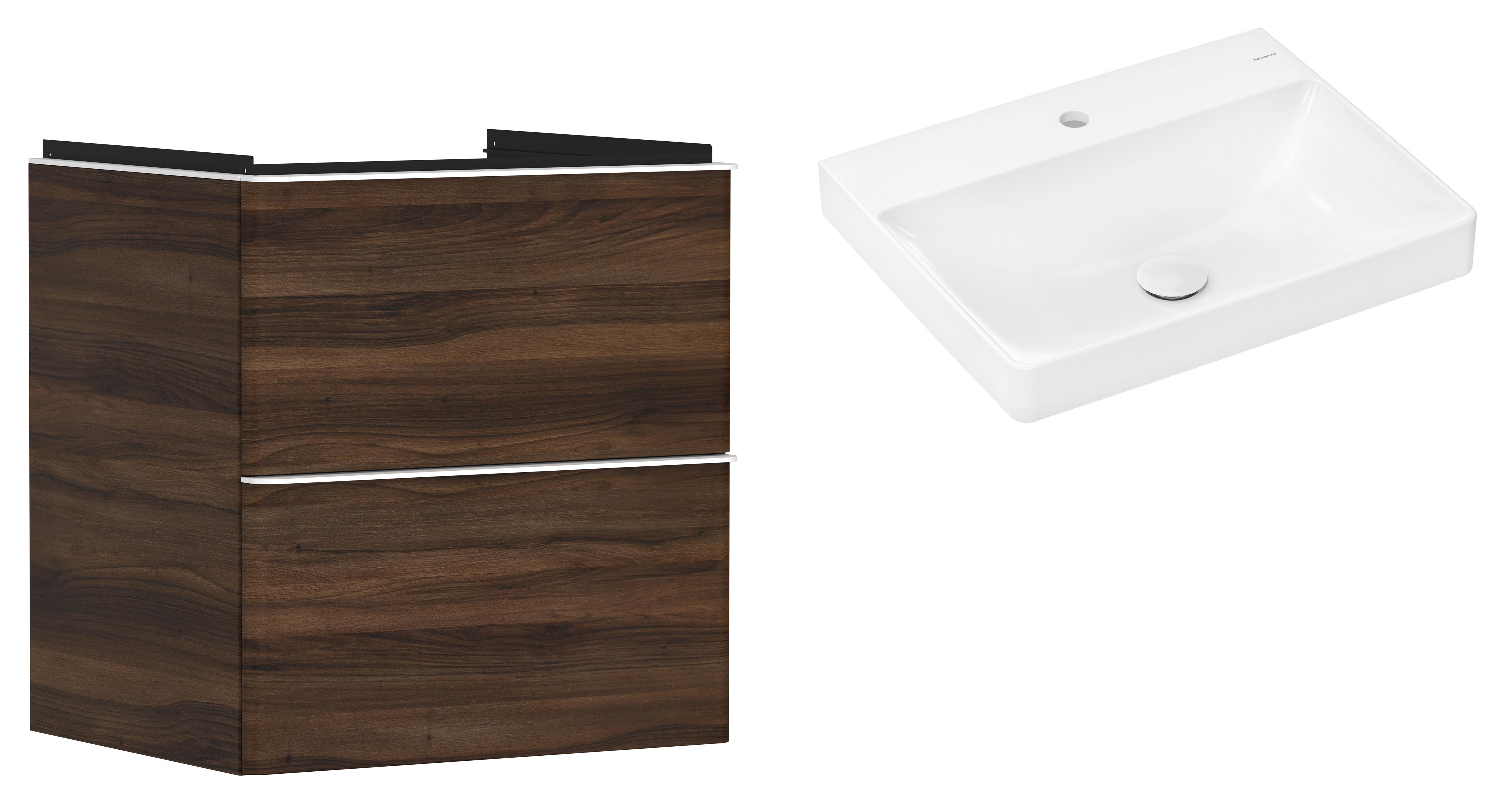 Set armoire Hansgrohe Xelu Q 54026700, lavabo Hansgrohe Xelu Q 61016450