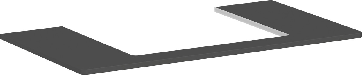 Hansgrohe Xelu Q plan de travail suspendu 98x55 cm gris 54110910