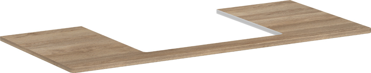 Hansgrohe Xelu Q plan de travail suspendu 118x55 cm Chêne 54111230