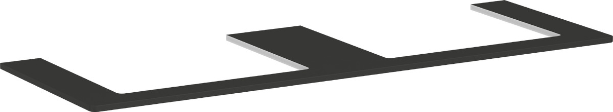 Hansgrohe Xelu Q plan de travail suspendu 156x55 cm gris 54112910