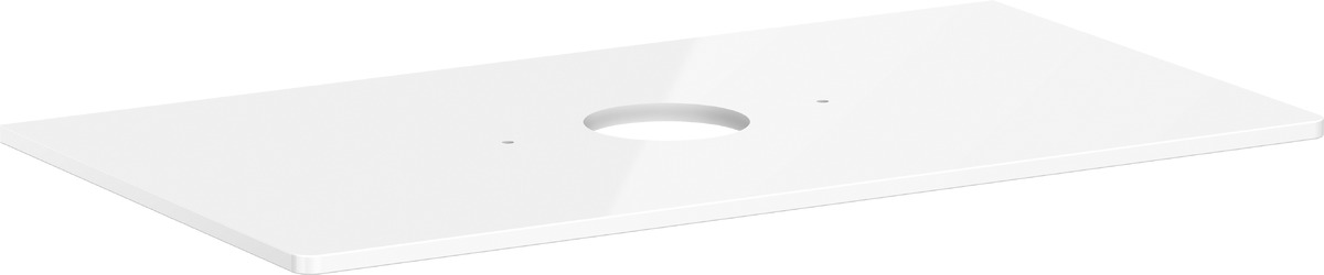 Hansgrohe Xelu Q plan de travail suspendu 98x55 cm blanc 54114050