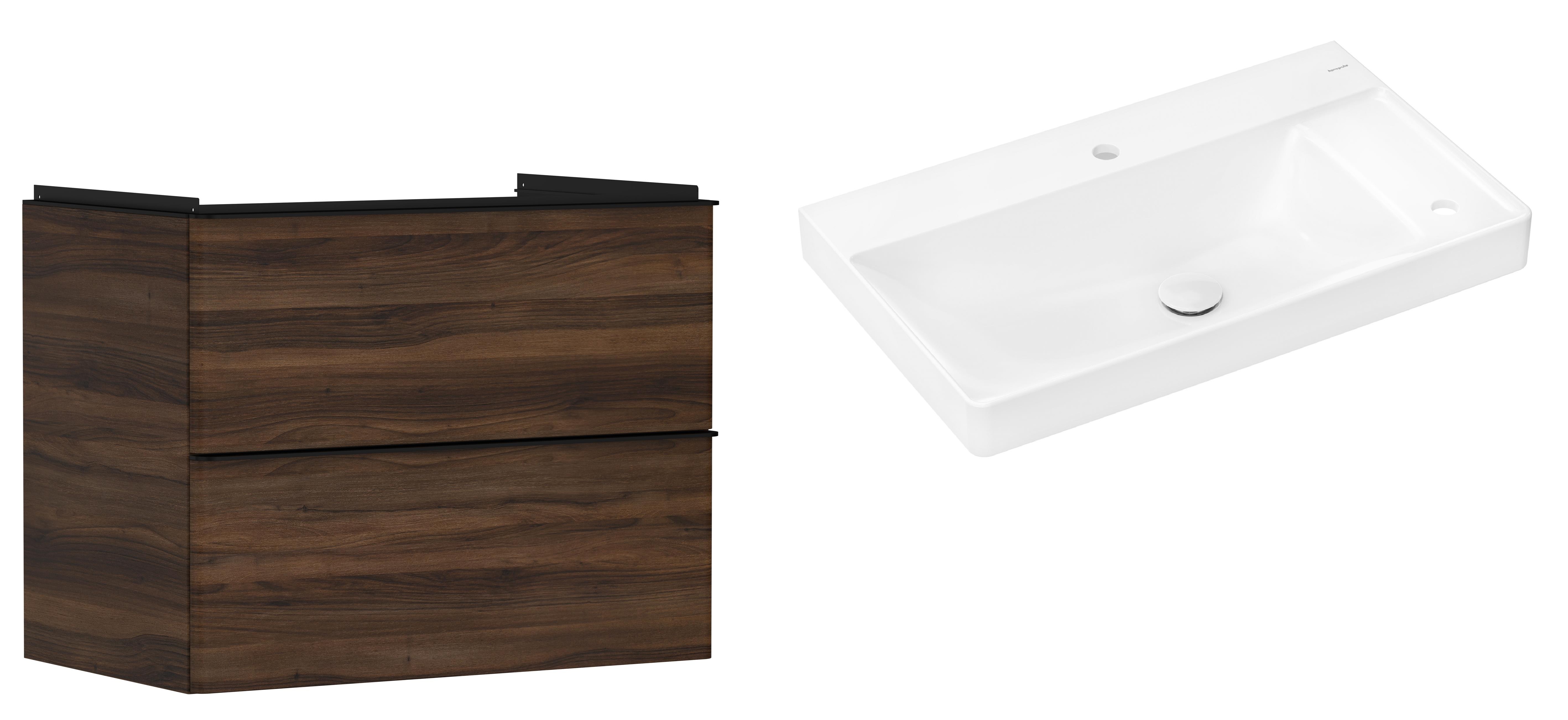 Set armoire Hansgrohe Xelu Q 54030670, lavabo Hansgrohe Xelu Q 61025450