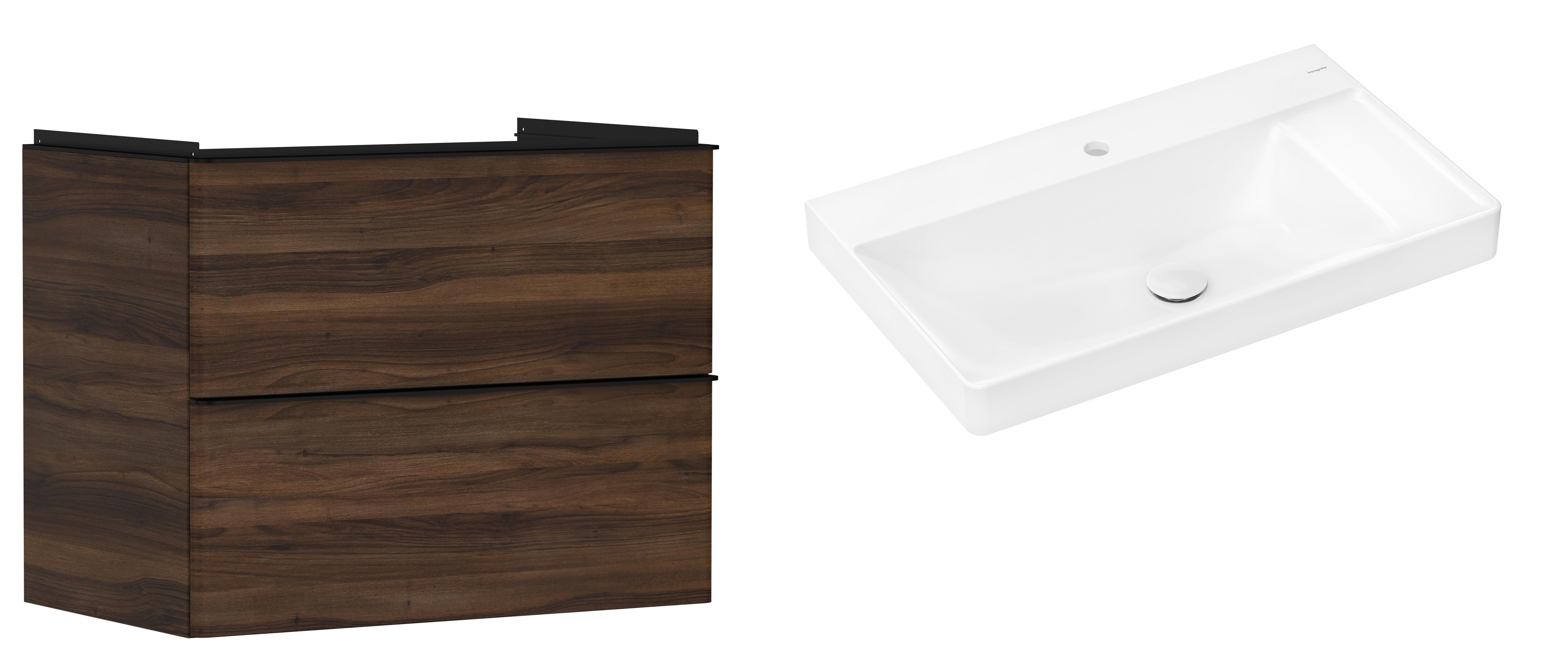 Set armoire Hansgrohe Xelu Q 54030670, lavabo Hansgrohe Xelu Q 61024450
