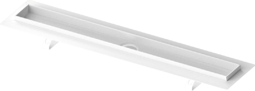 Tece Drainline caniveau de douche 80 cm blanc 600806