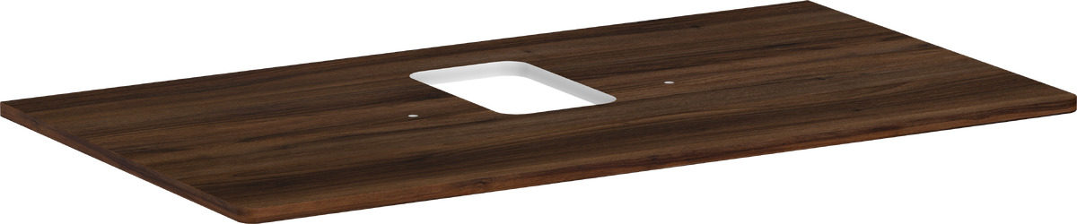 Hansgrohe Xelu Q plan de travail suspendu 98x55 cm noyer 54121630