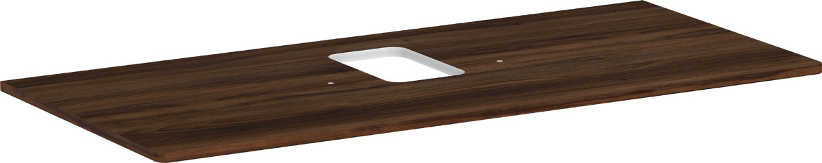 Hansgrohe Xelu Q plan de travail suspendu 118x55 cm noyer 54122630