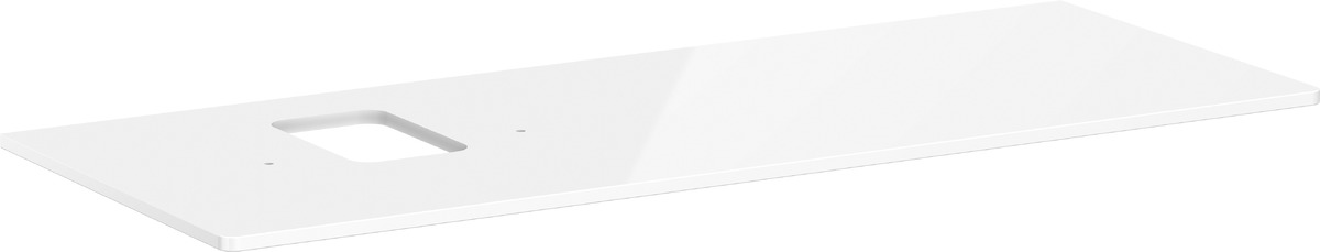 Hansgrohe Xelu Q plan de travail suspendu 136x55 cm blanc 54123050