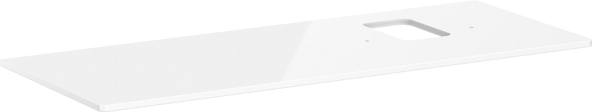 Hansgrohe Xelu Q plan de travail suspendu 136x55 cm blanc 54124050