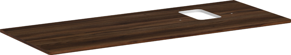 Hansgrohe Xelu Q plan de travail suspendu 136x55 cm noyer 54124630