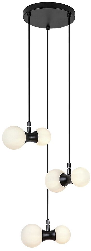 Rabalux Lition lampe suspendue 6x28 W blanc-noir 72300