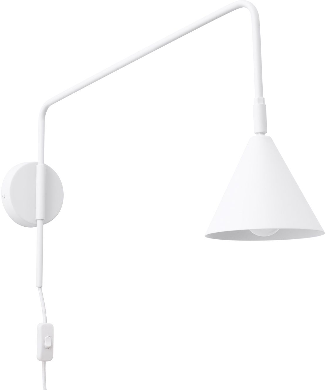 Sollux Lighting Nox applique murale 1x10 W blanc SL.1696