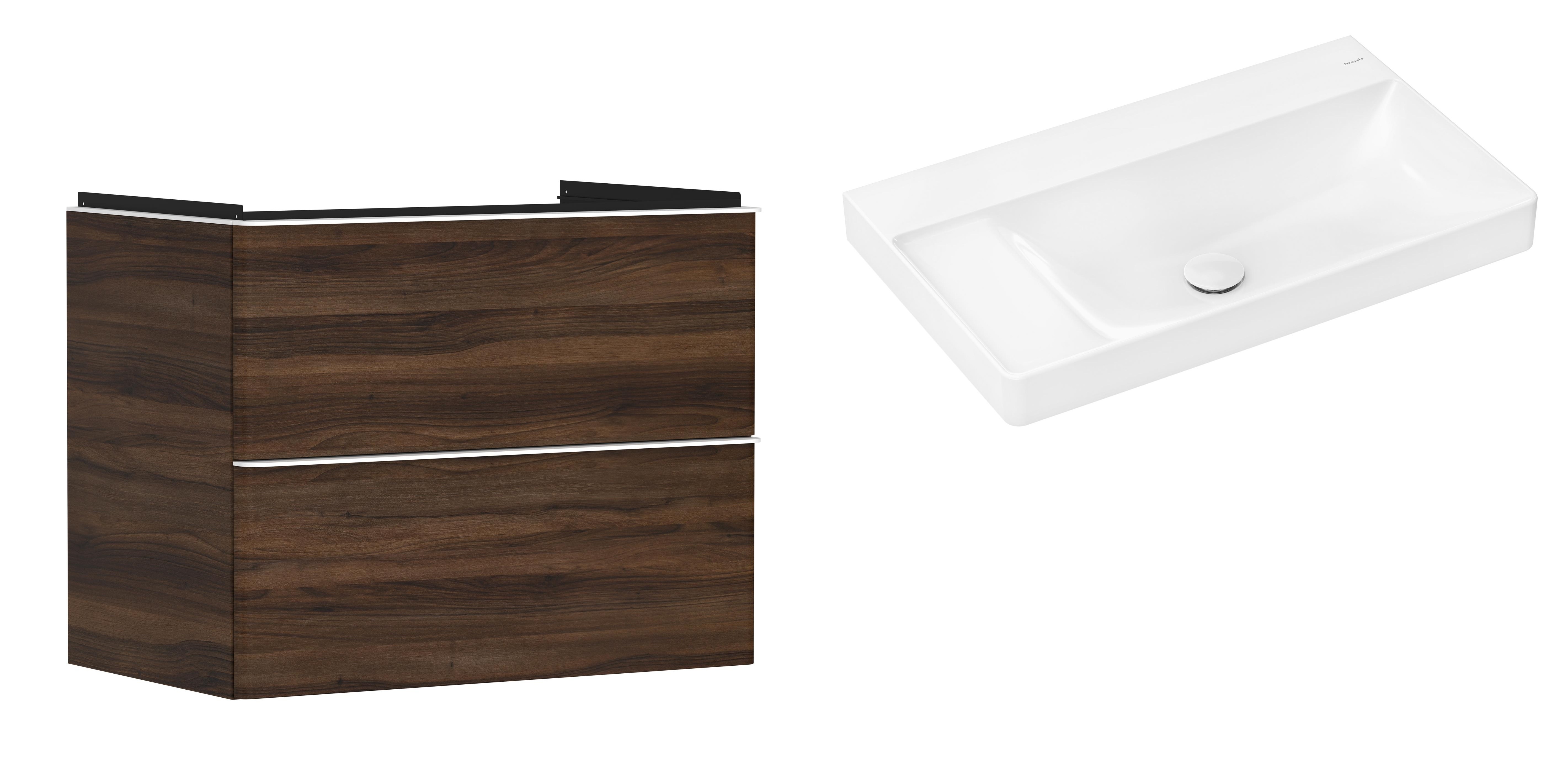 Set armoire Hansgrohe Xelu Q 54030700, lavabo Hansgrohe Xelu Q 61032450