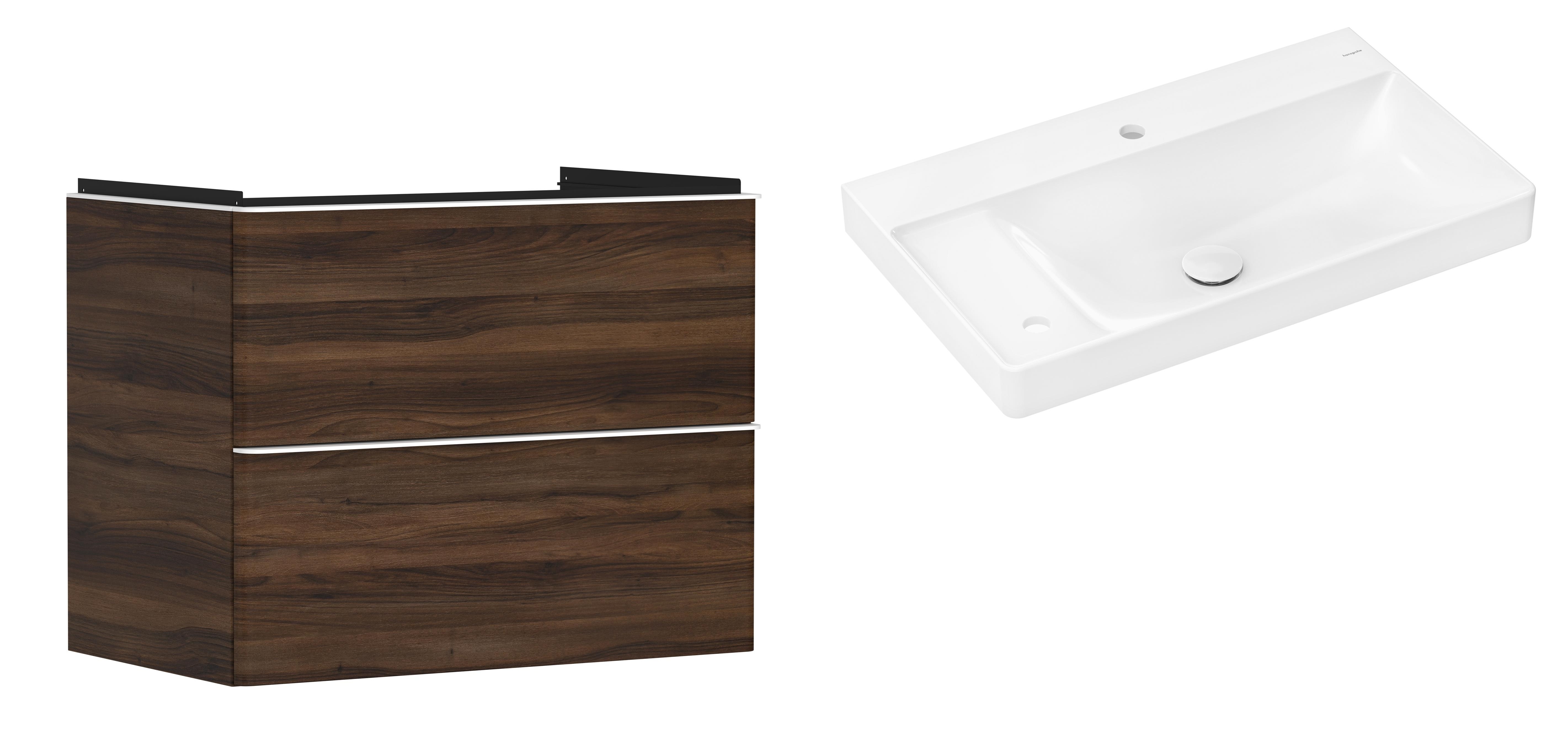 Set armoire Hansgrohe Xelu Q 54030700, lavabo Hansgrohe Xelu Q 61031450