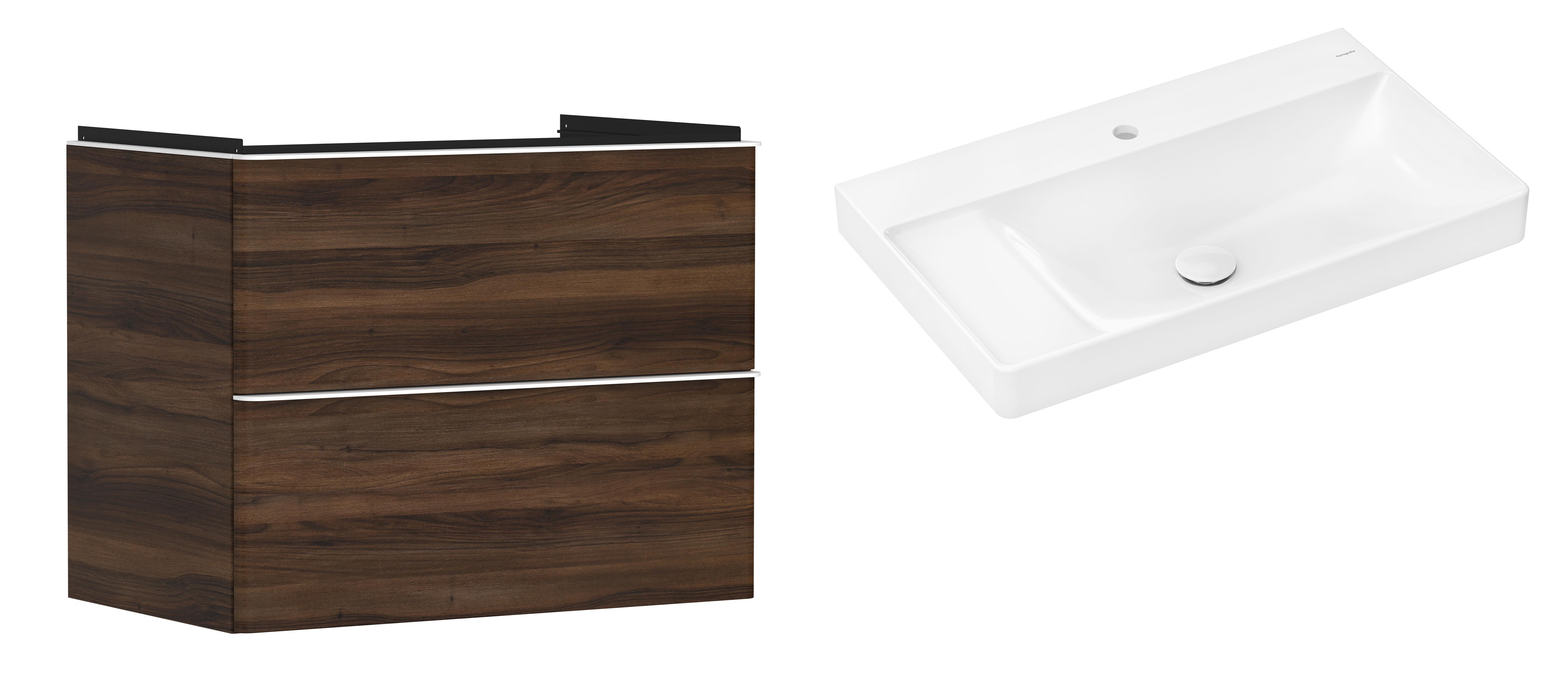 Set armoire Hansgrohe Xelu Q 54030700, lavabo Hansgrohe Xelu Q 61030450