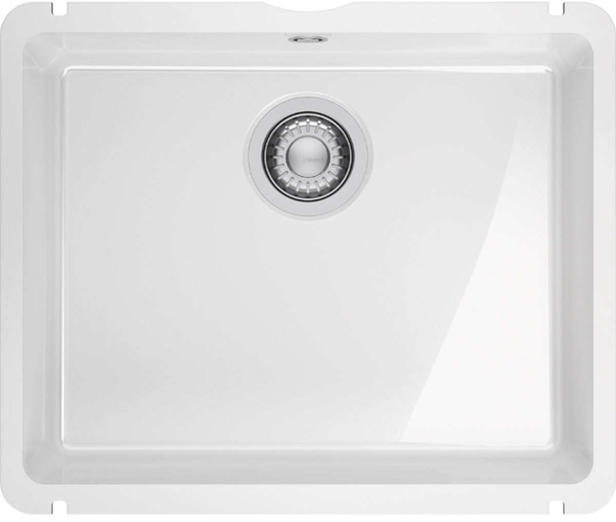 Franke KubusX évier en céramique 50.5x40 cm blanc 126.0738.290
