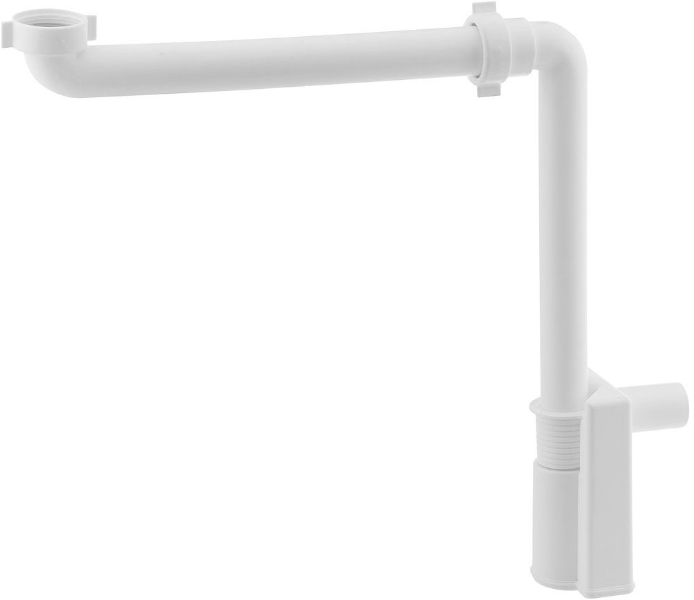 Sapho siphon de lavabo tubulaire blanc 151.032.0