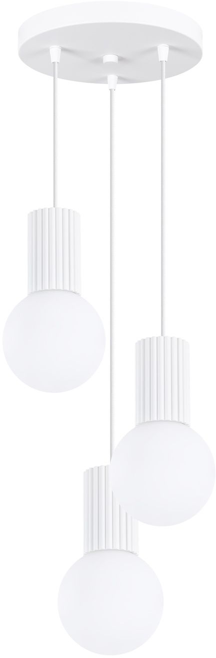 Sollux Lighting Halo lampe suspendue 3x8 W blanc SL.1710