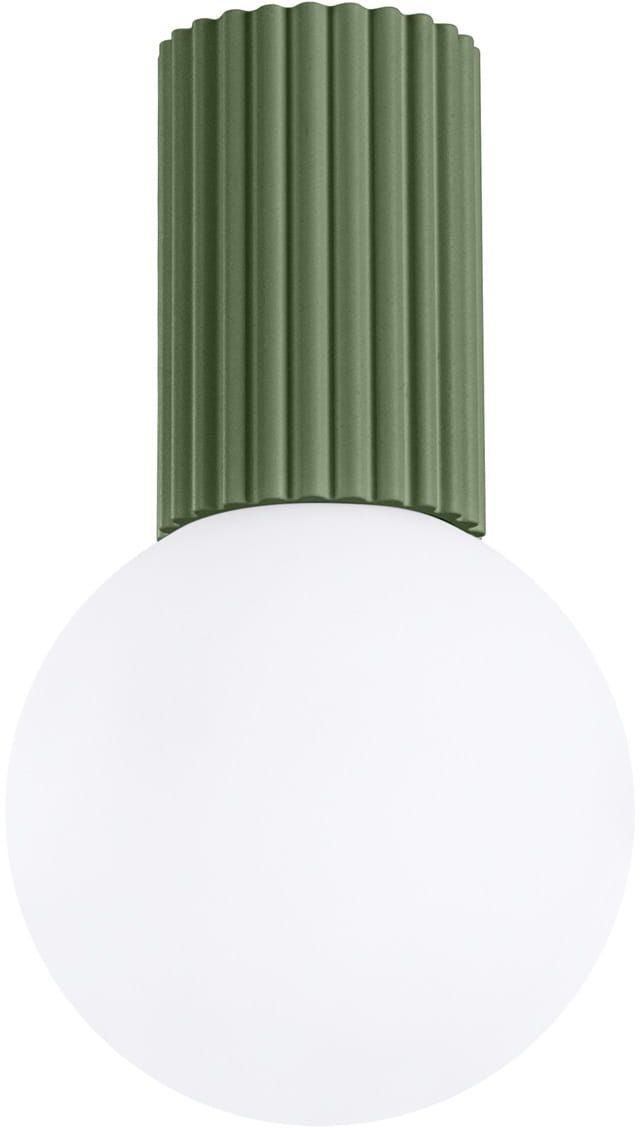 Sollux Lighting Halo plafonnier 1x8 W blanc-vert SL.1723