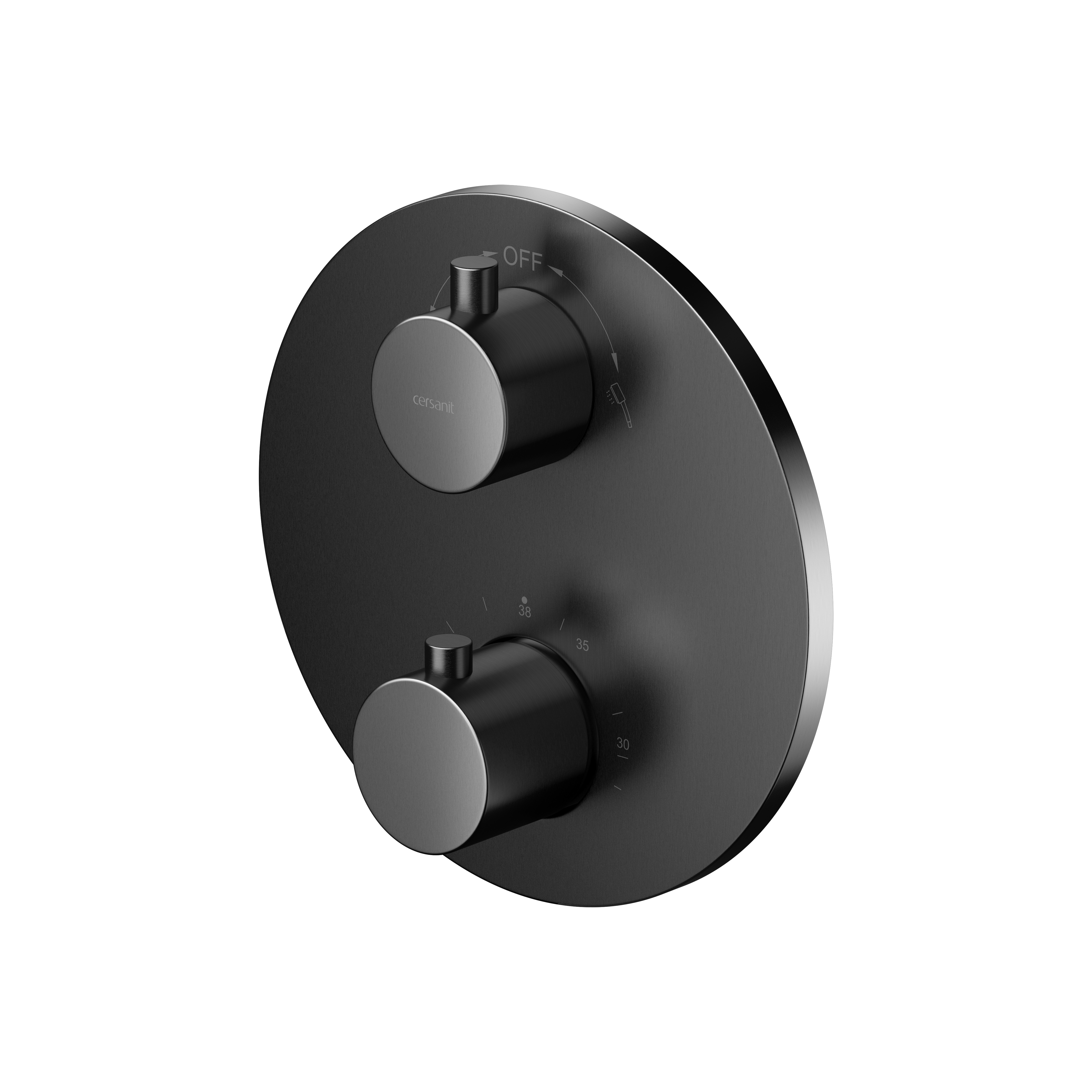 Cersanit Zen mitigeur bain-douche encastrée oui noir-graphite S951-804