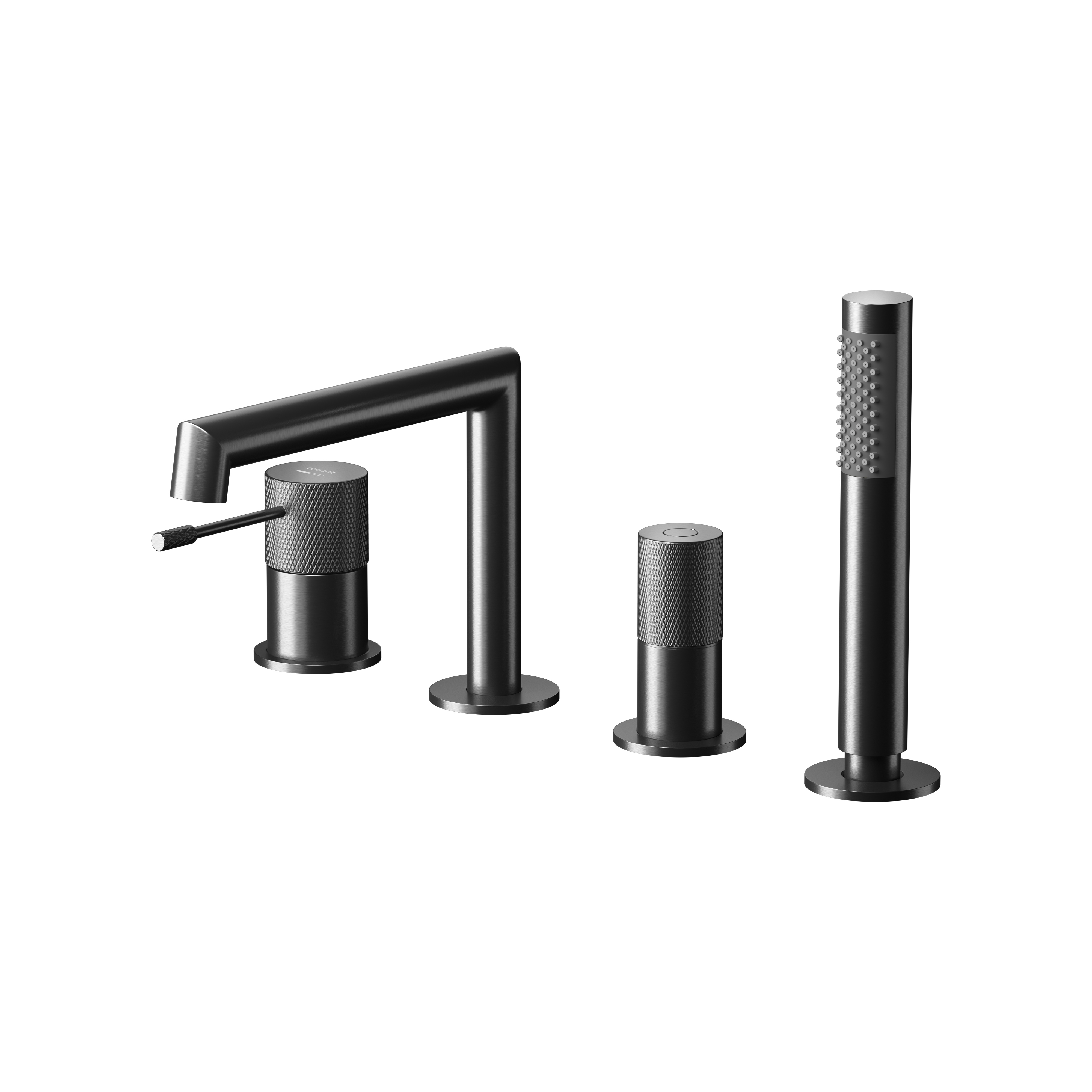 Cersanit Zen mitigeur bain-douche pour baignoire noir-graphite S951-793