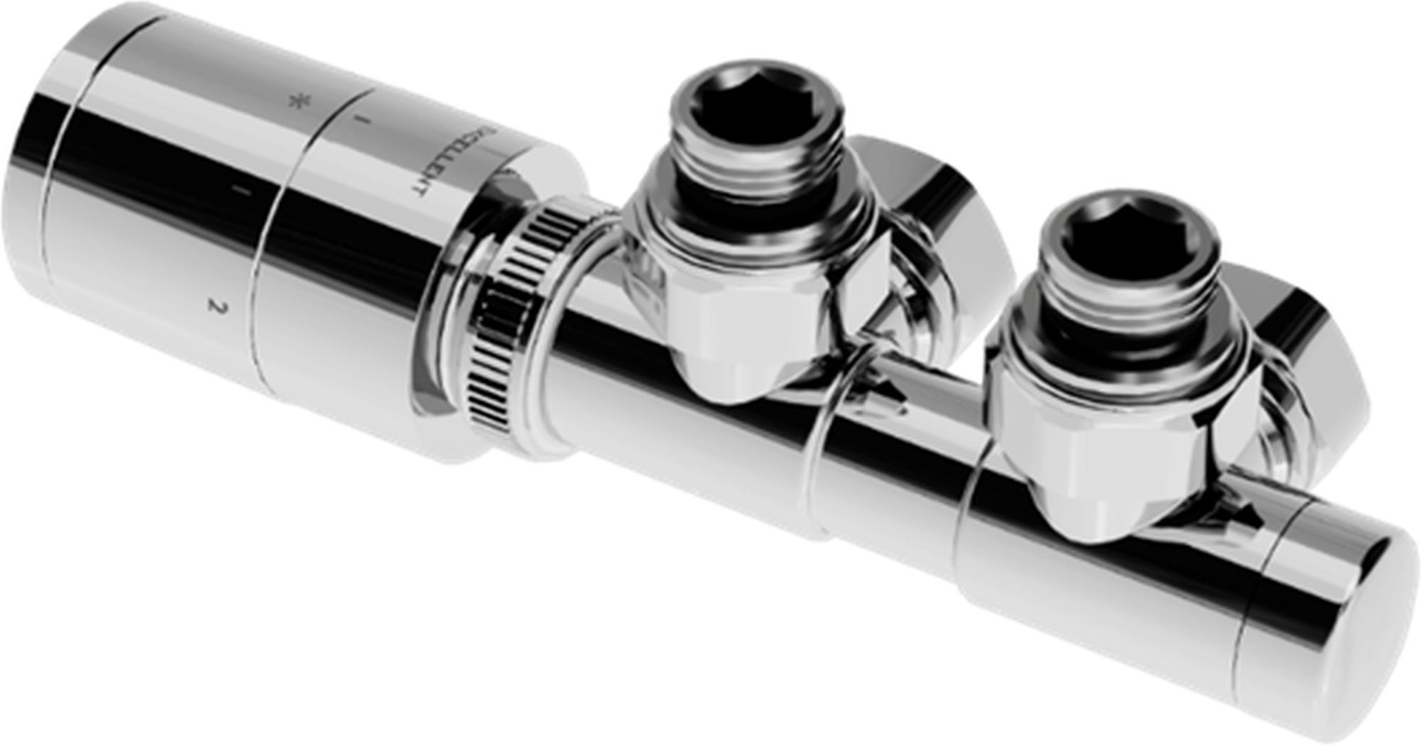 Excellent Caldo vanne combinée thermostatique chrome GREX.CA50.L.ZT.CR