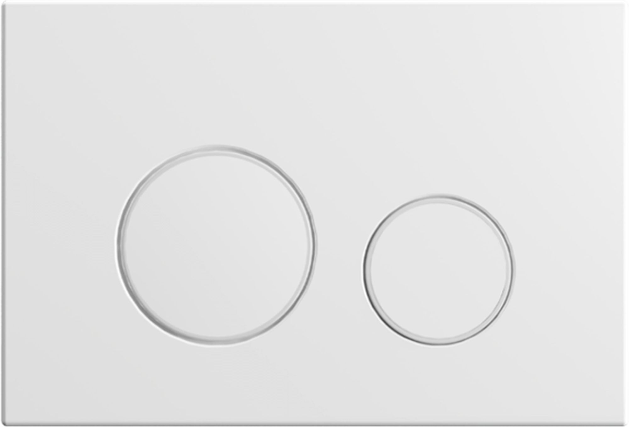 Excellent Nest bouton de chasse d'eau pour WC blanc INEX.NE220.150.WH