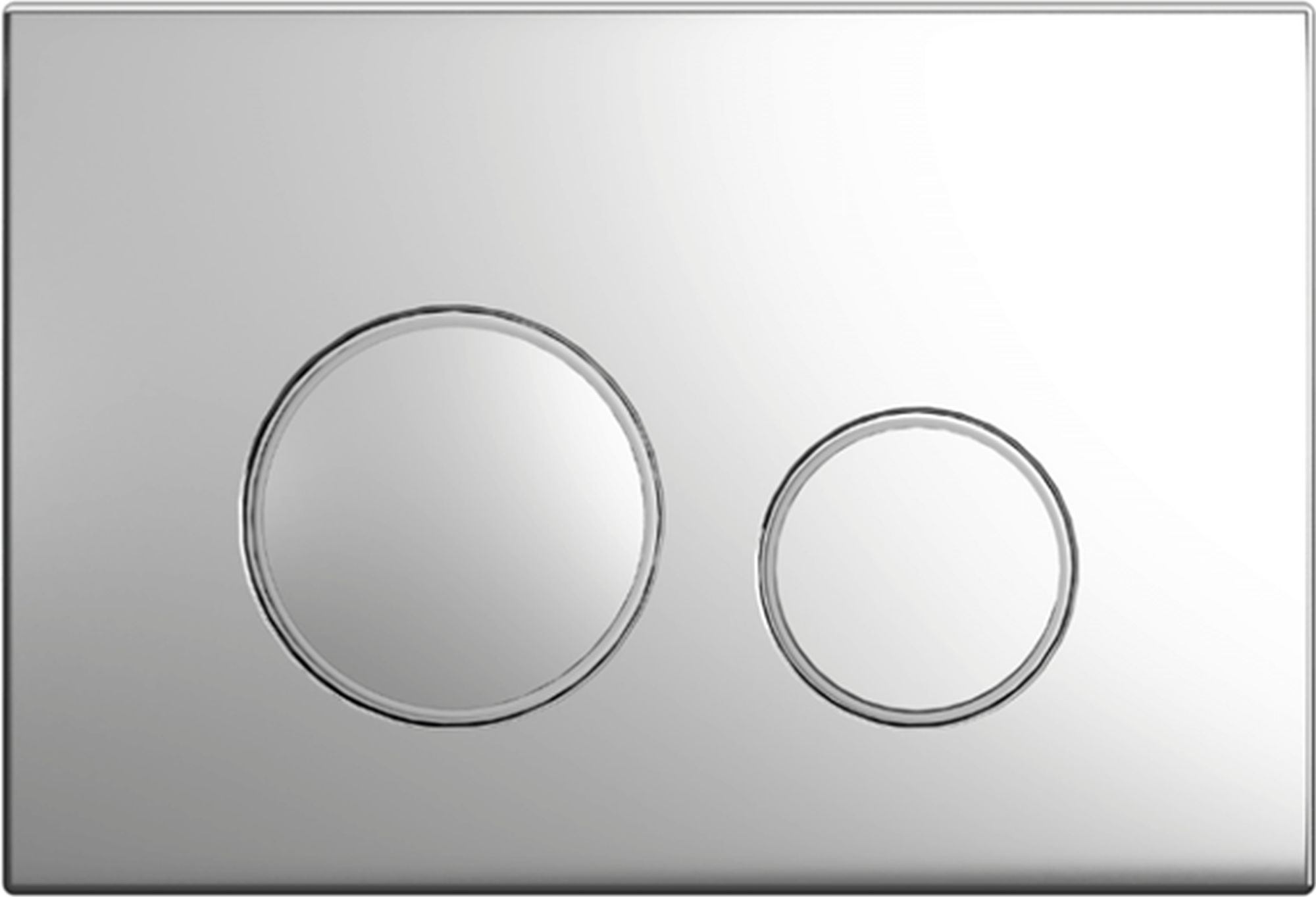 Excellent Nest bouton de chasse d'eau pour WC chrome brillant INEX.NE220.150.CR