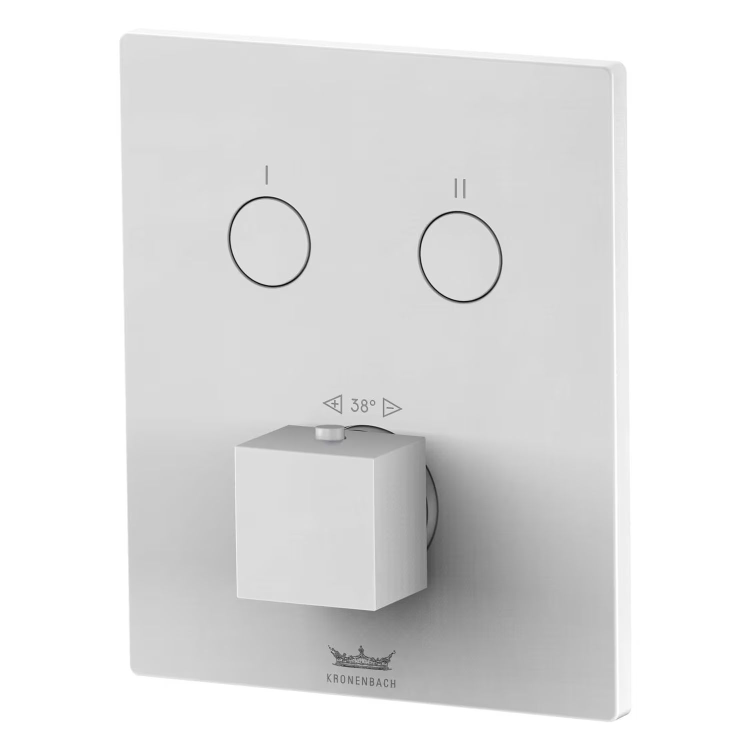 Kronenbach Smart Push mitigeur bain-douche encastrée avec thermostat blanc 19046002WM