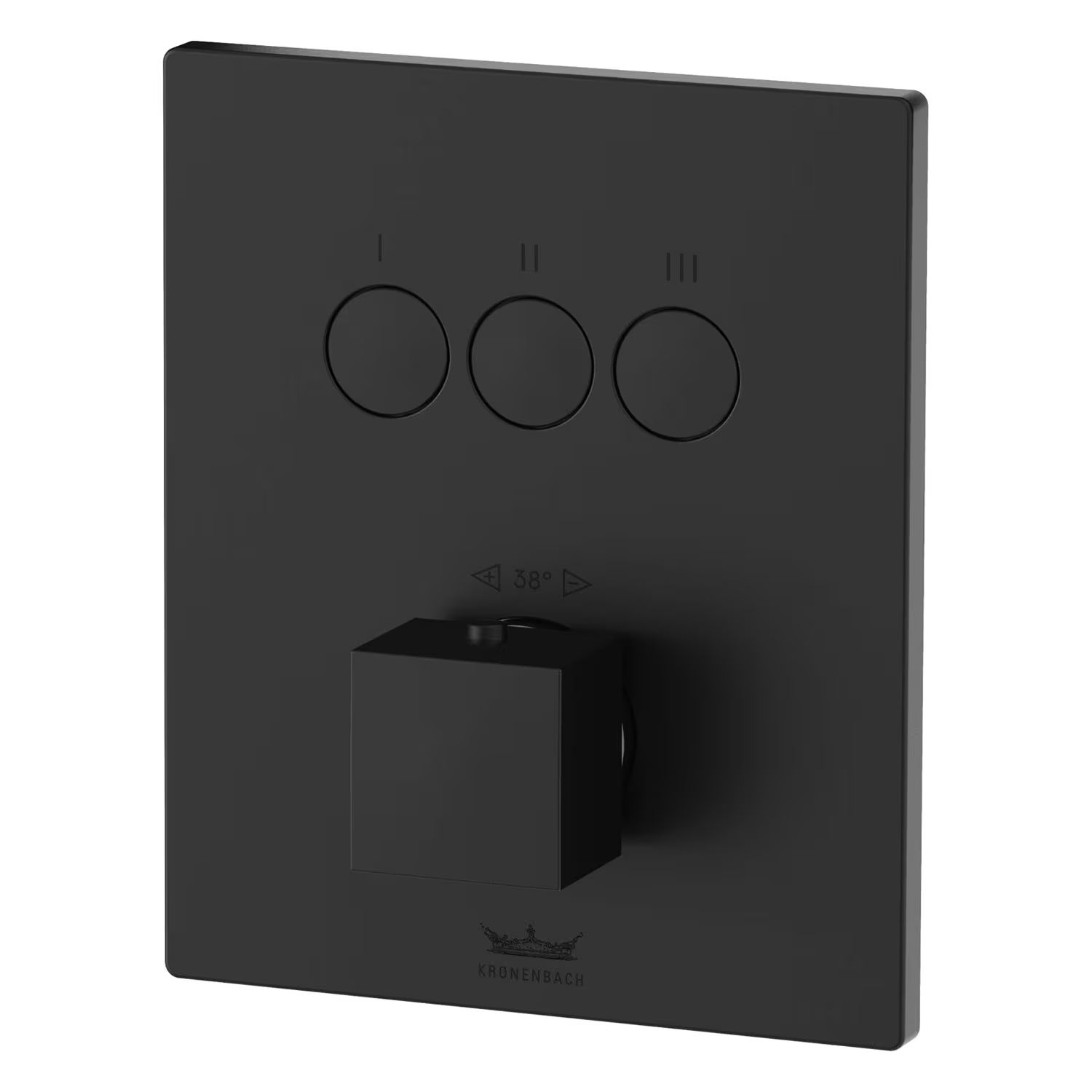 Kronenbach Smart Push mitigeur bain-douche encastrée oui noir 19046003SM