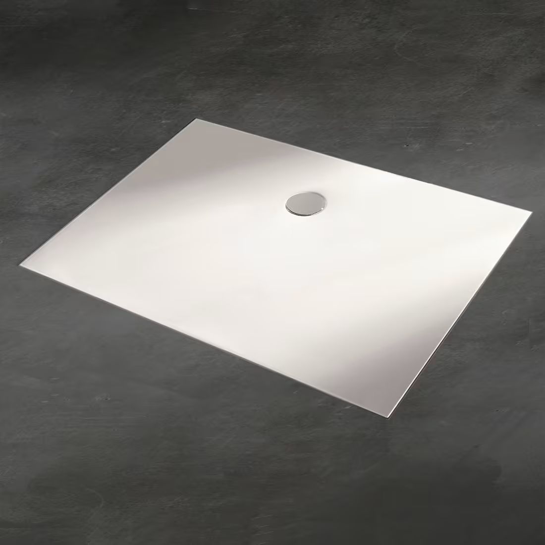 Kronenbach Cube receveur de douche rectangulaire 160x80 cm blanc KBMD1680