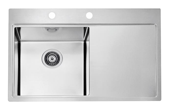 Alveus Pure évier en acier inoxydable 79x52.5 cm acier 1149514