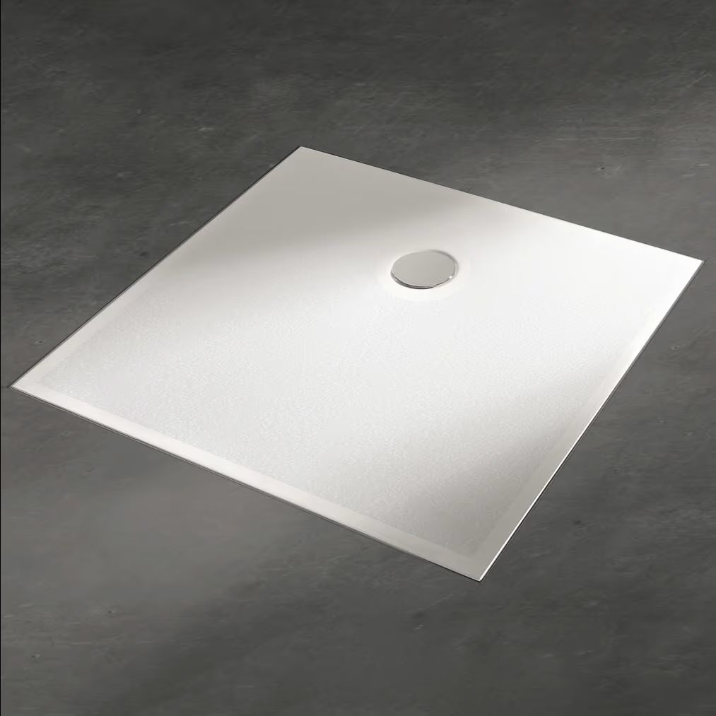 Kronenbach Cube receveur de douche carré 80x80 cm blanc KBMD8081AS