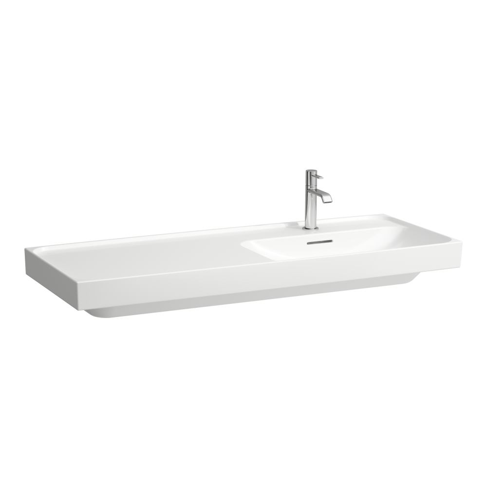 Laufen Meda lavabo 120x46 cm rectangulaire de meuble blanc brillant H8171194001091