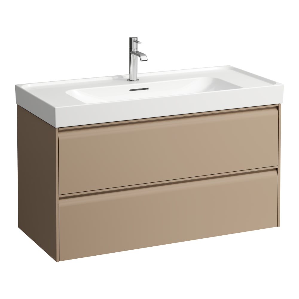 Laufen Meda armoire 98.5x45x51.5 cm sous-lavabo suspendu cappuccino H4216220114651