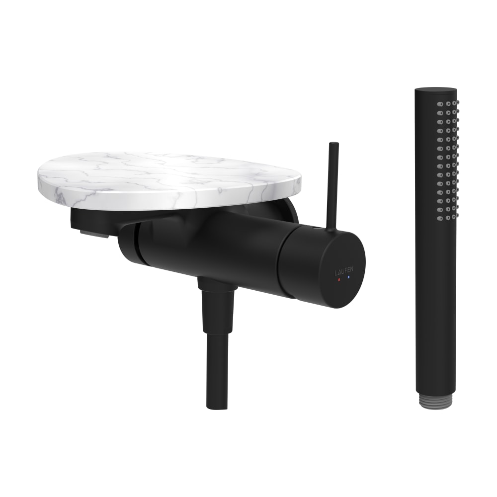 Laufen Ada mitigeur bain-douche murale noir-blanc HF506765515060