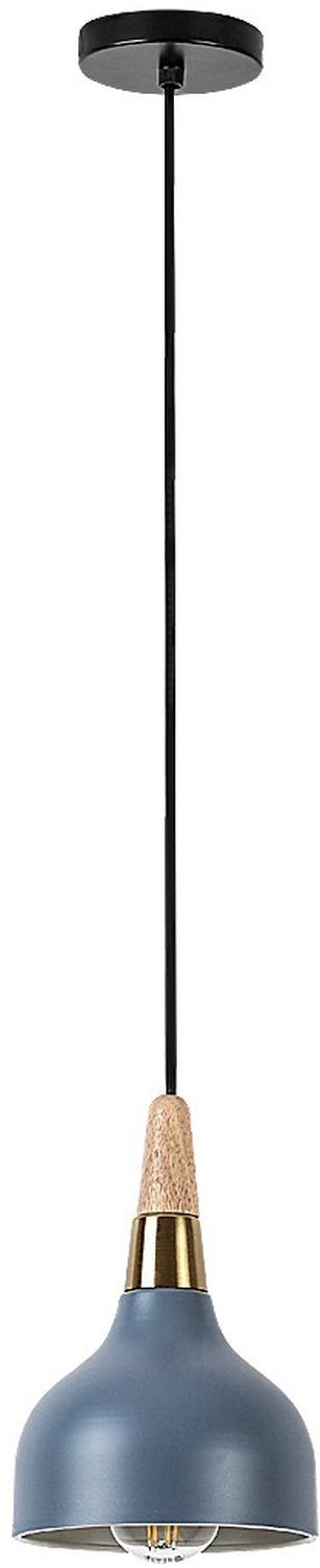 Rabalux Drusilla lampe suspendue 1x40 W noir-doré-gris/cendre-bois 72135