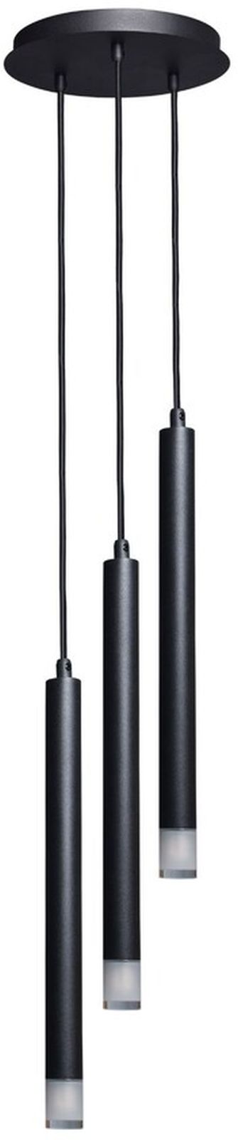 Rabalux Ramira lampe suspendue 3x5 W noir-transparent 72358