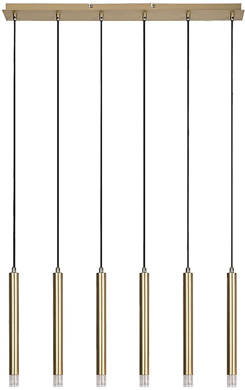 Rabalux Ramira lampe suspendue 6x5 W transparent-doré 72363