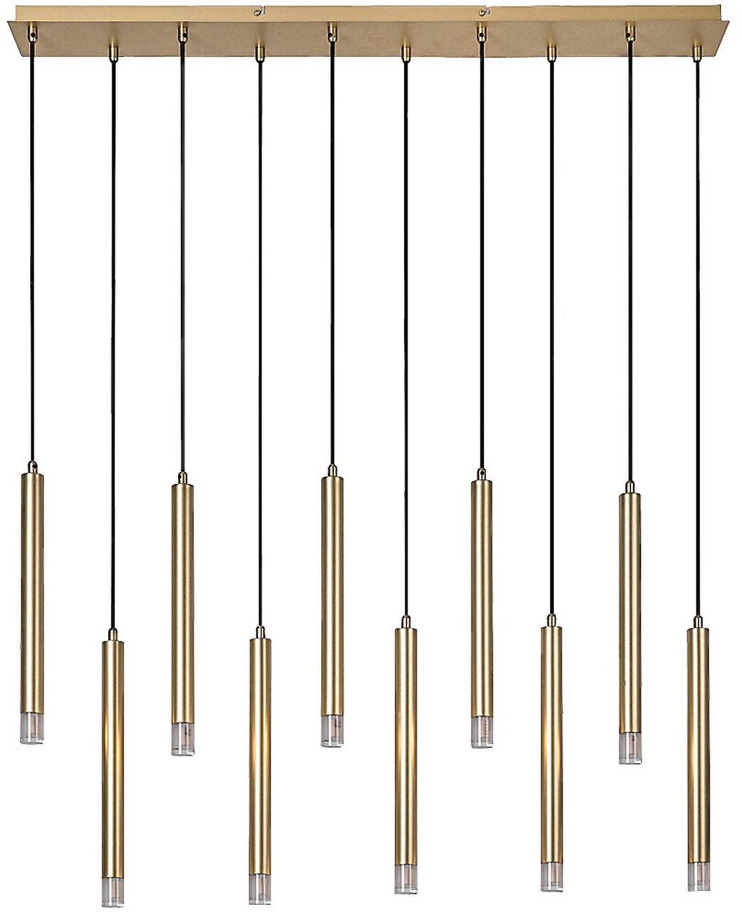 Rabalux Ramira lampe suspendue x5 W transparent-doré 72365