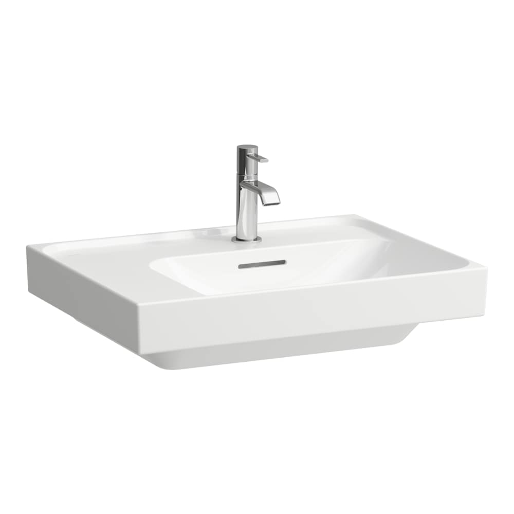 Laufen Meda lavabo 60x46 cm rectangulaire de meuble noir mat H8181127161091