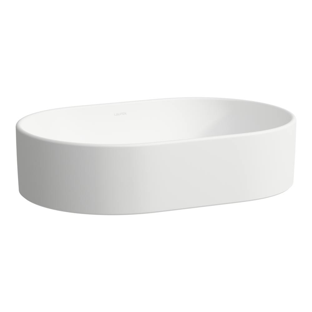 Laufen Savoy lavabo 55x38 cm ovale à poser blanc H8129447571121