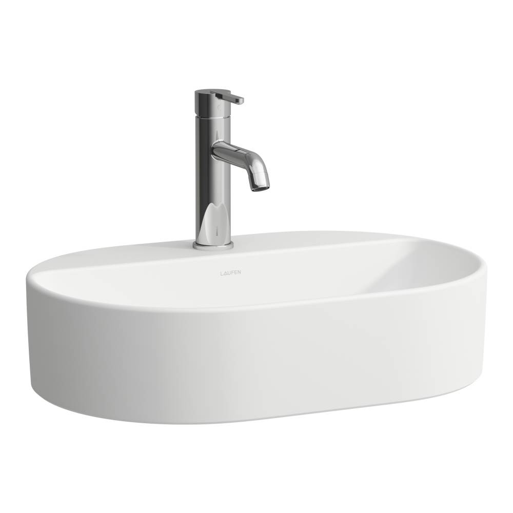 Laufen Savoy lavabo 55x38 cm ovale à poser blanc H8129457571111