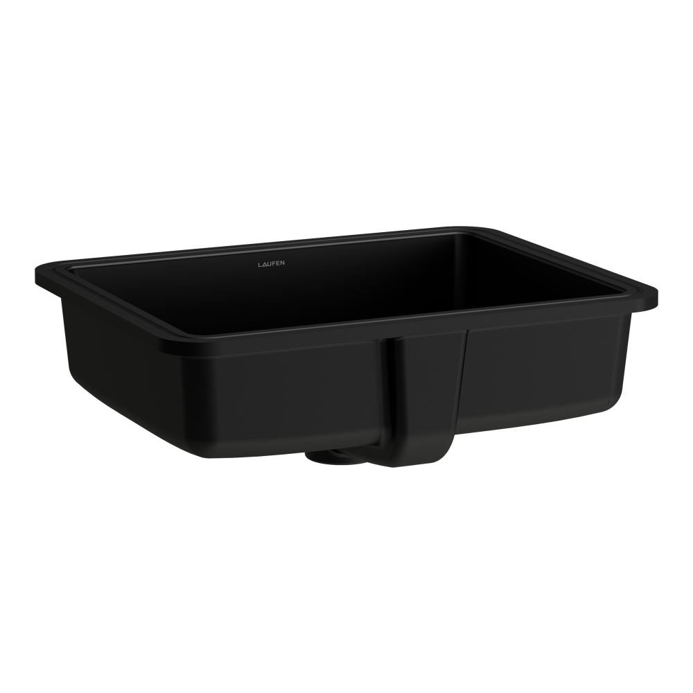 Laufen Savoy lavabo 44x33 cm rectangulaire sous plan noir mat H8189477161091