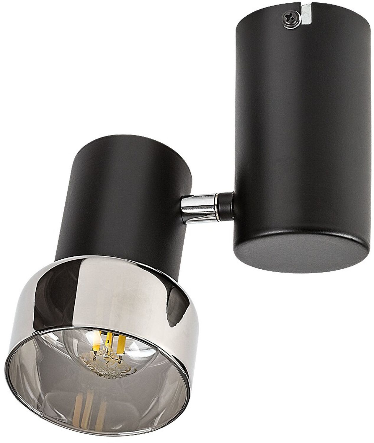 Rabalux Hatice plafonnier 1x15 W noir-fumé 73052